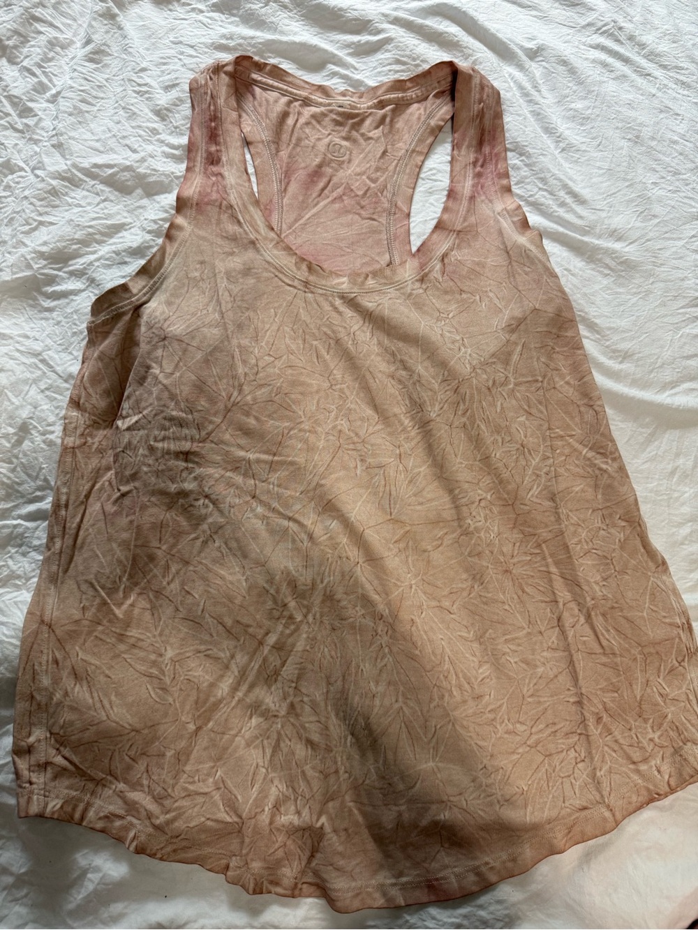 lululemon athletica blush pink tank top